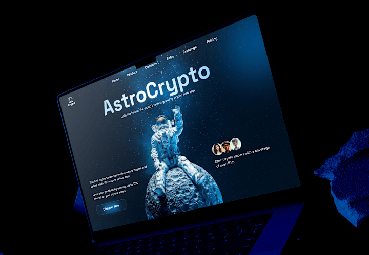 Cover image for AstroCrypto Website :: Behance