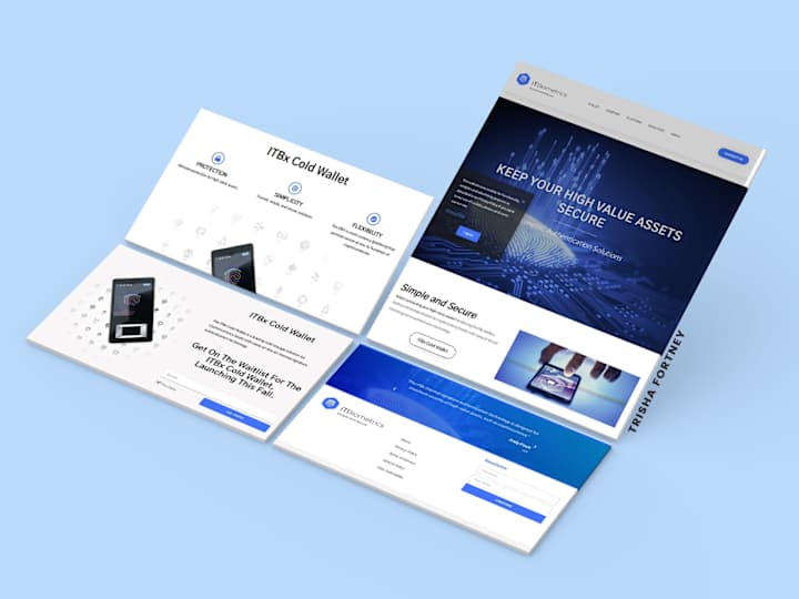 Cover image for ITBiometrics Website Mockup + Development