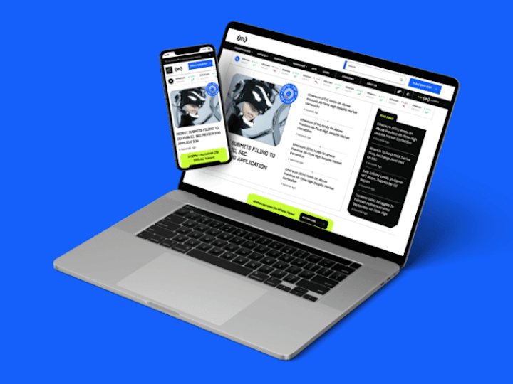 Cover image for Rebranding And Website Design For BeInCrypto