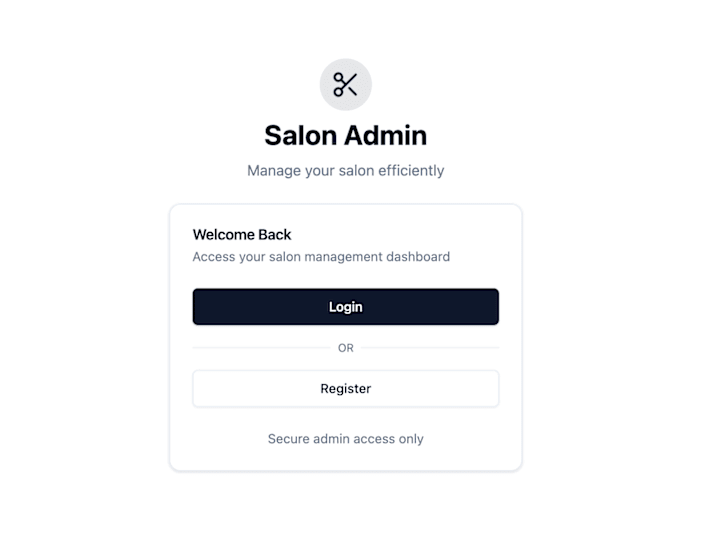 Cover image for Salon Management System