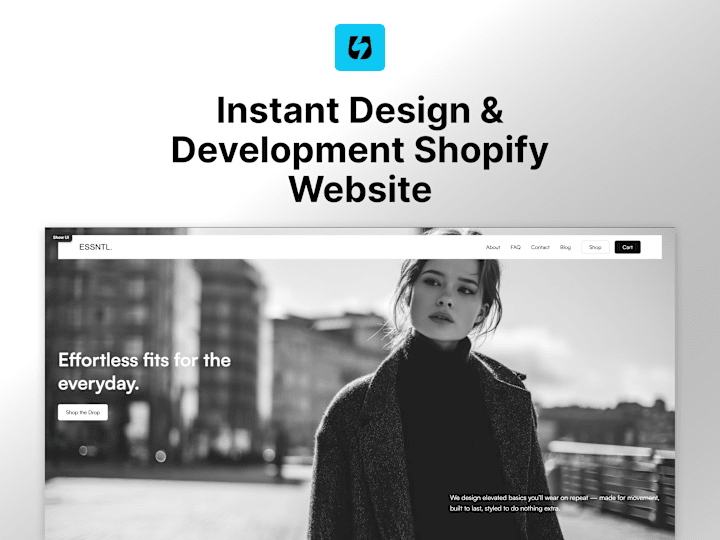 Cover image for Instant.so Shopify eCommerce Website Design & Development