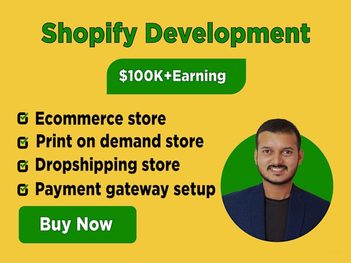 Cover image for Shopify Ecommerce Store | Dropshipping Store