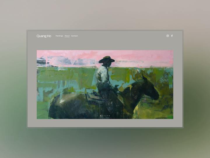 Cover image for Quang Ho Squarespace Website