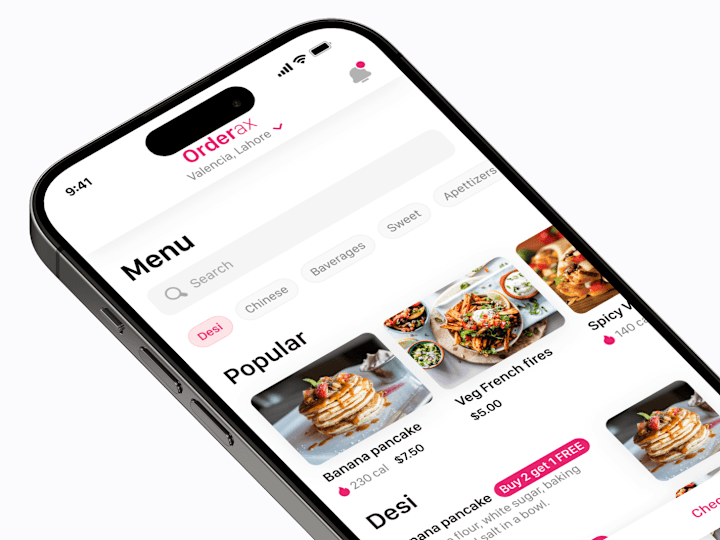 Cover image for Food delivery app UX UI design