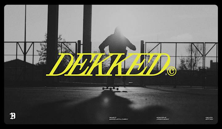 Cover image for Dekked - Arts & Fashion Visual Identity: Behance