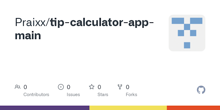 Cover image for Praixx/tip-calculator-app-main