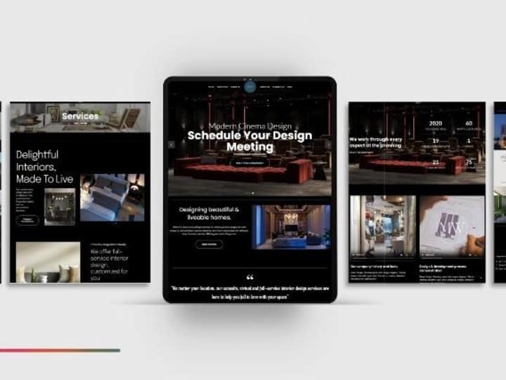 Cover image for Modern & Responsive Website for Interior Design & Architecture S