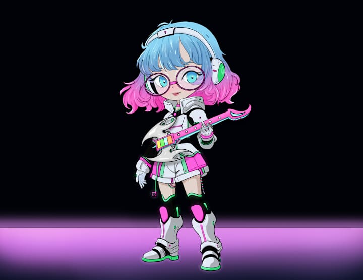 Cover image for Chibi- Combat character