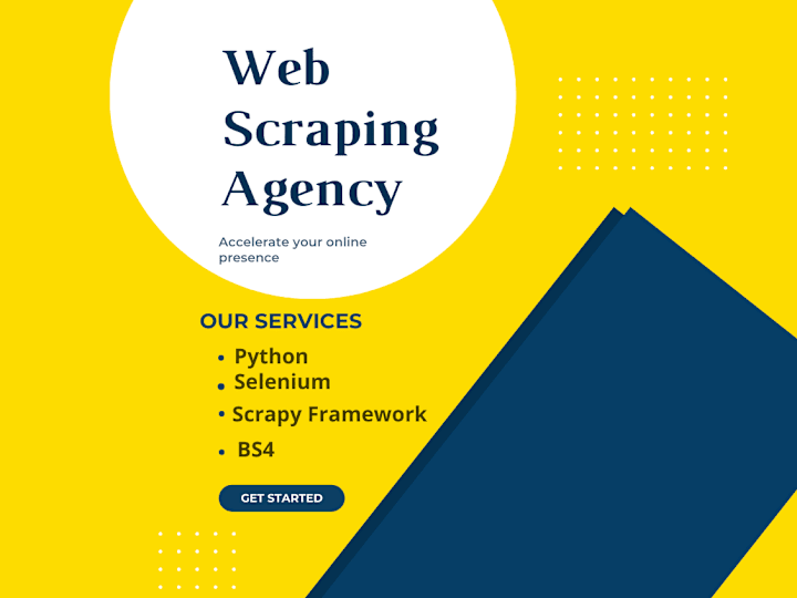 Cover image for Web Scraping | Python Developer | Data Extraction Expert