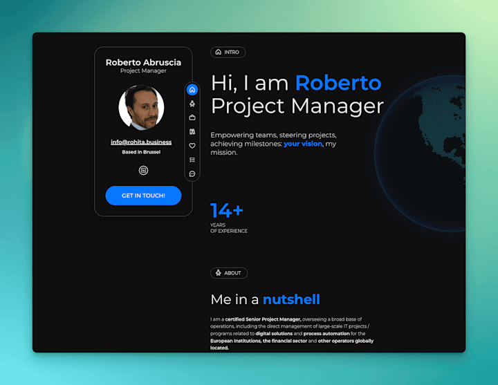 Cover image for Rohita | Personal CV Framer website