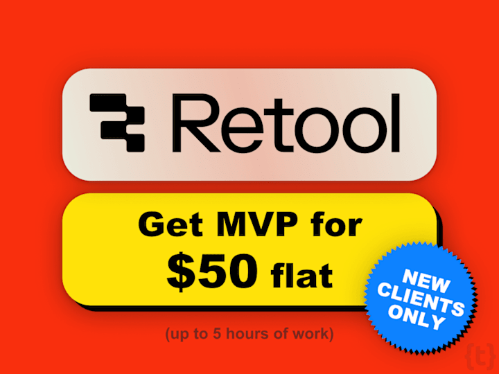 Cover image for Retool MVP App Development