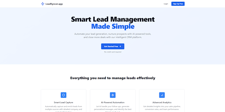 Cover image for LeadSyncer Lead Delivery System Implementation