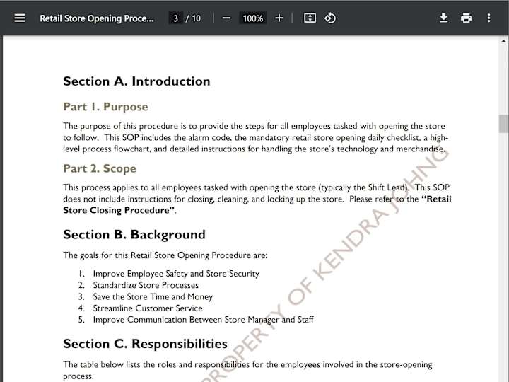 Cover image for Standard Operating Procedures, User Guides, Operation Manuals