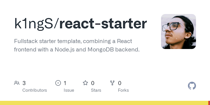 Cover image for k1ngS/react-starter