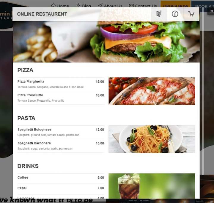 Cover image for I will online food ordering restaurant website in WordPress