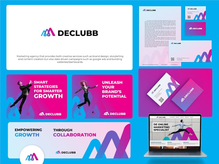 Cover image for  Declubb Brand Identity Design