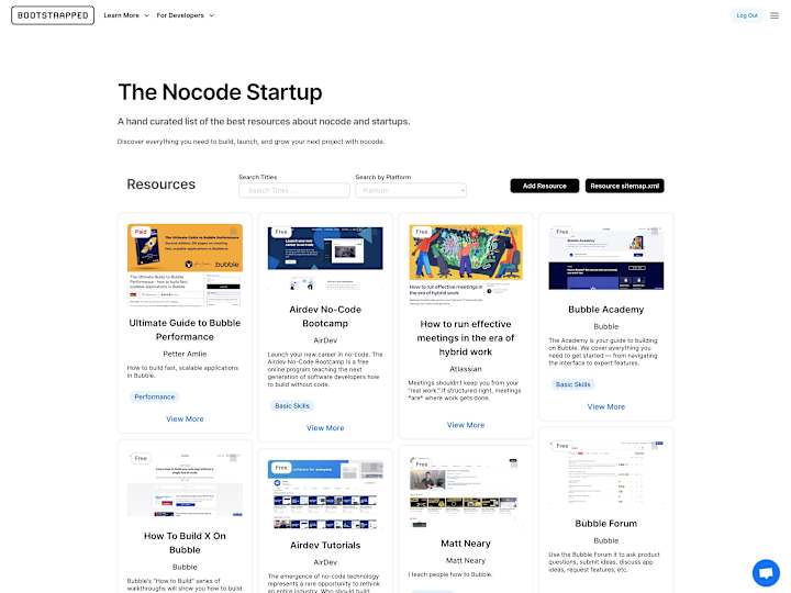 Cover image for The Nocode Startup