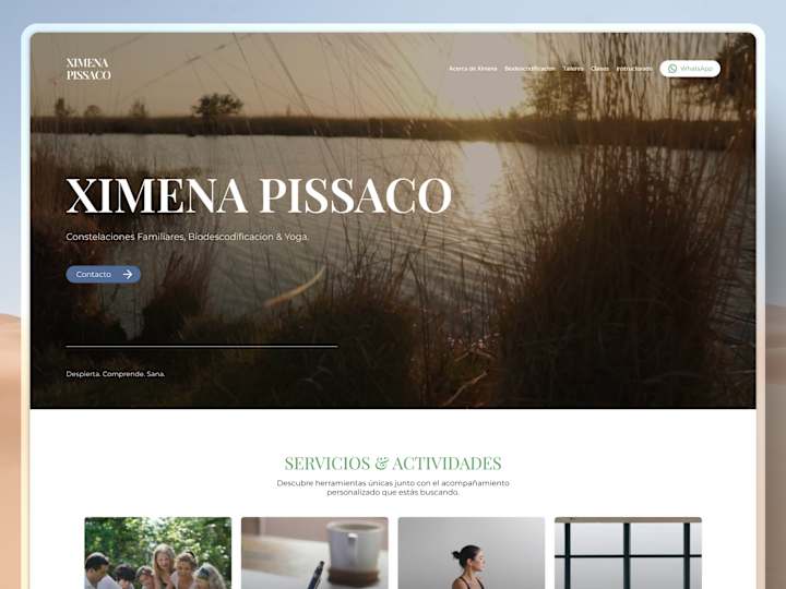 Cover image for Ximena Pissaco - Yoga Teacher