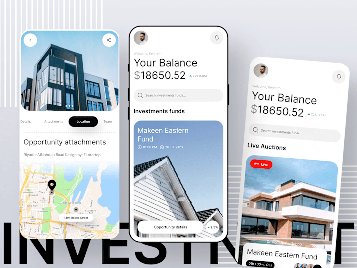 Cover image for  Investnest Real Estate UIKit 