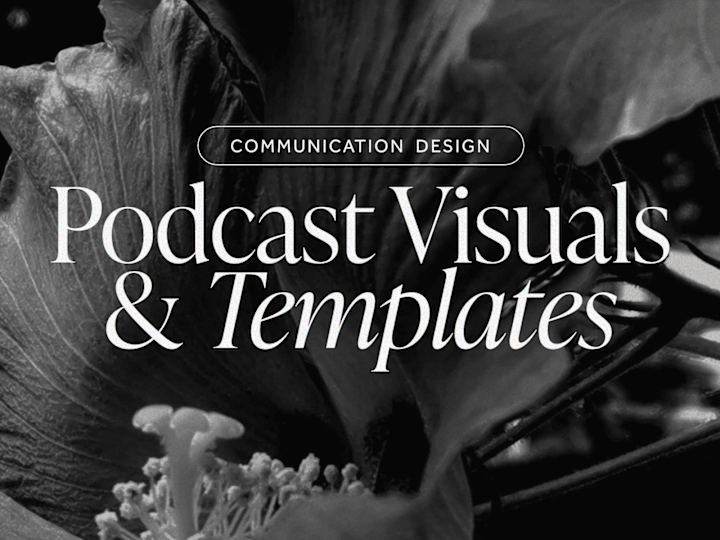 Cover image for 🎙️ Podcast Visuals & Templates