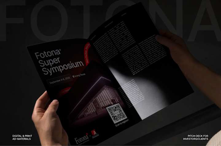 Cover image for Fotona – B2B Sales Deck & Conference Print Materials