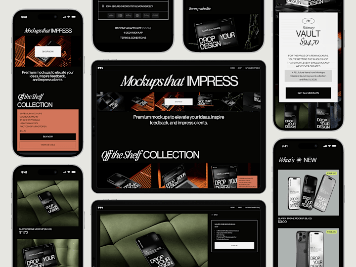 Cover image for Mokkap - Web Design - Premium Mockups for Creatives