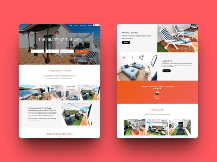 Cover image for Vacation Rentals Website - WordPress