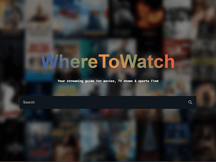 Cover image for Where  to Watch