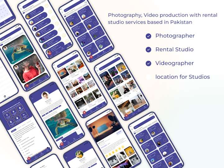 Cover image for Mobile App for photographer and studio booking