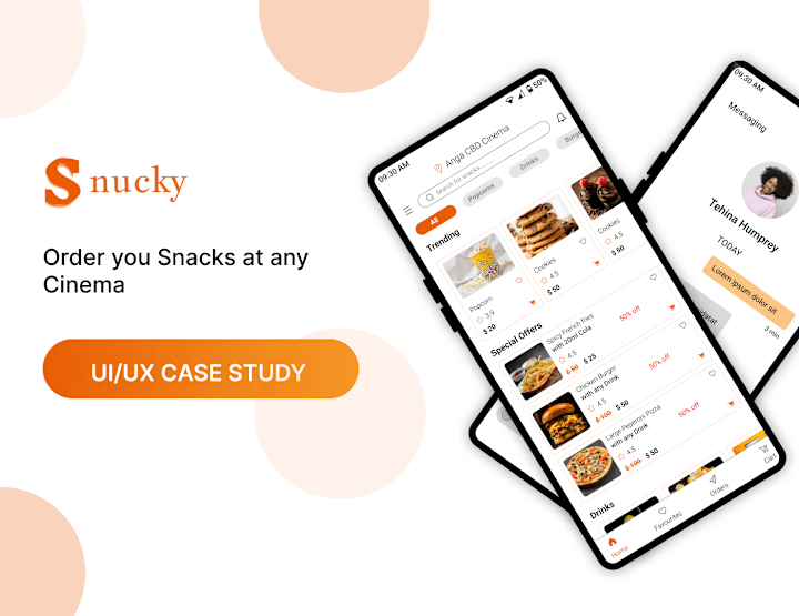 Cover image for SNUCKY (SNACK DELIVERY) :: Behance