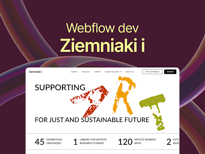 Cover image for Webflow development for Warsaw-based non-profit organization