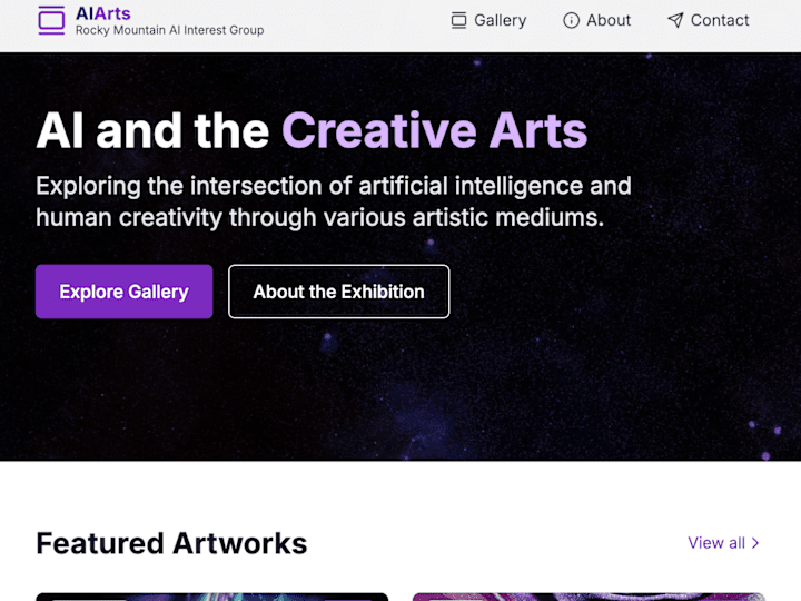 Cover image for AI Arts Gallery