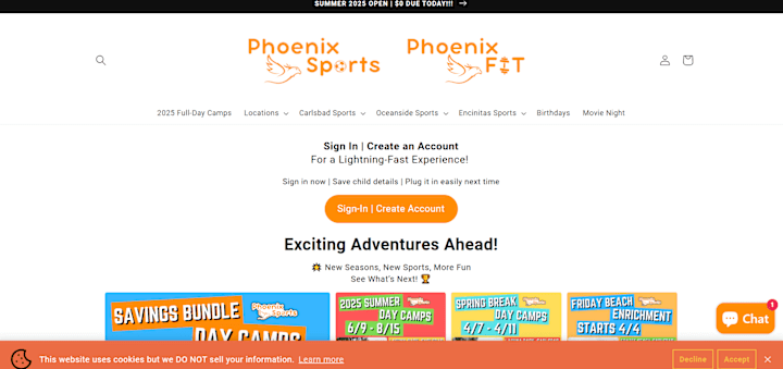 Cover image for GoPhoenix: Kids' Fitness eCommerce Design & Shopify Dev