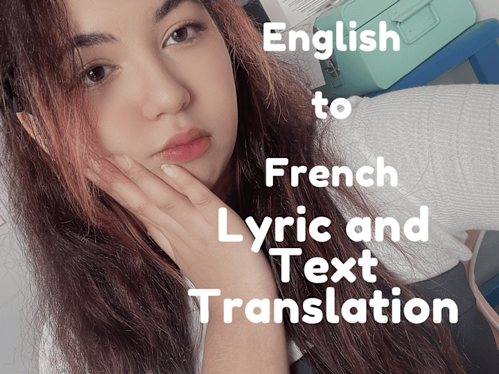 Cover image for Lyric and Text Translation from English to French