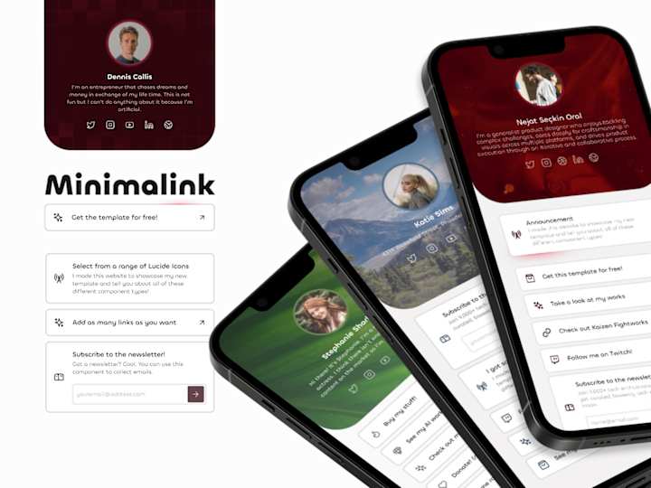 Cover image for Minimalink - Framer Template