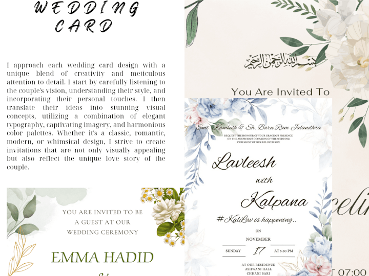 Cover image for design invitations card for party , event and business