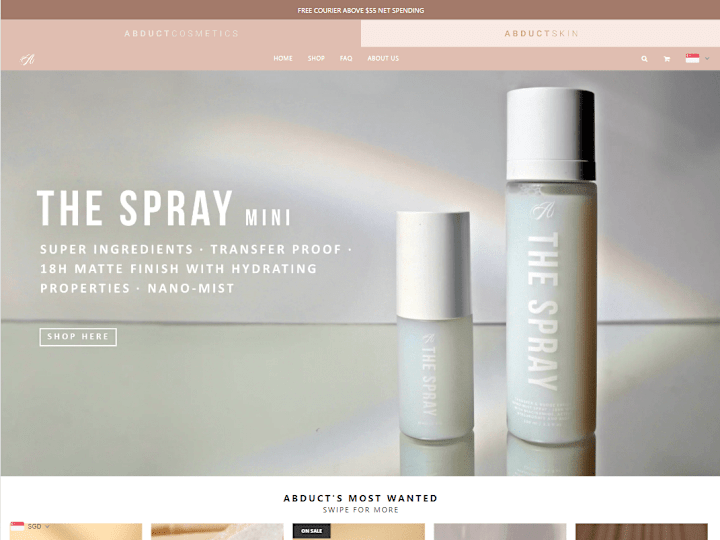 Cover image for Cosmetics E-commerce store