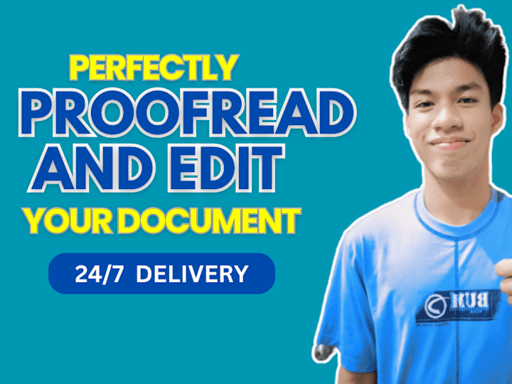 Cover image for Professional Proofreading & Editing service