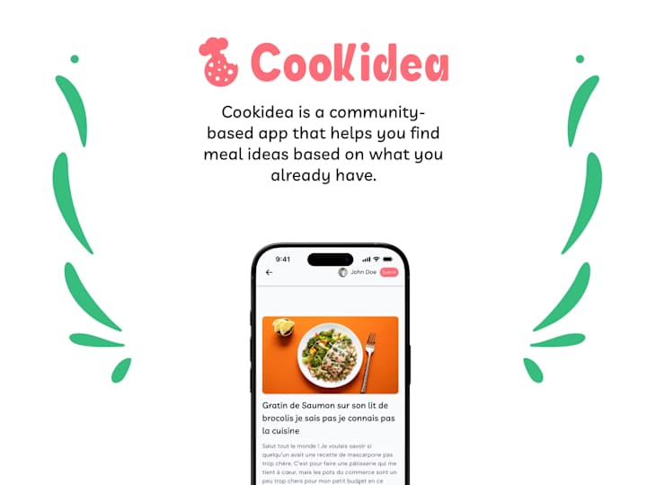 Cover image for Cookidea App UI Design Project