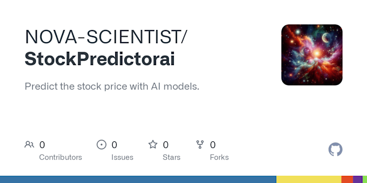 Cover image for NOVA-SCIENTIST/StockPredictorai