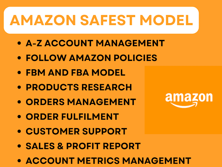 Cover image for I will provide Safe Amazon Store management