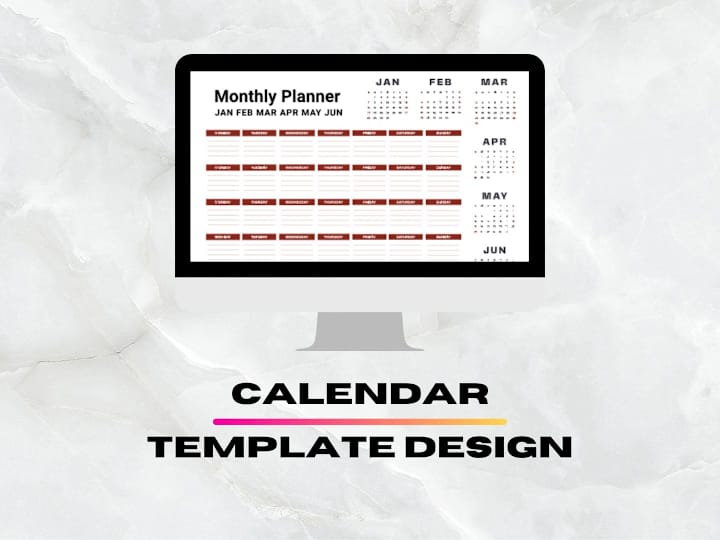 Cover image for Monthly Calendar/To-Do List Template