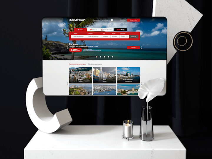 Cover image for UI Web Design | ✈️  Airlines 