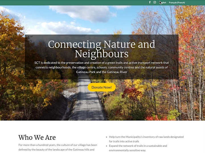 Cover image for Sentiers Chelsea Trails | Connecting nature and neighbours