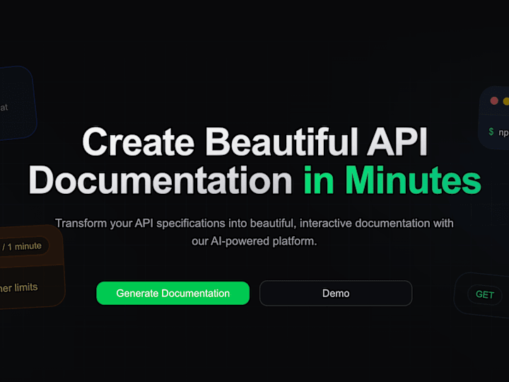 Cover image for Clariodocs | API Documentation Generator