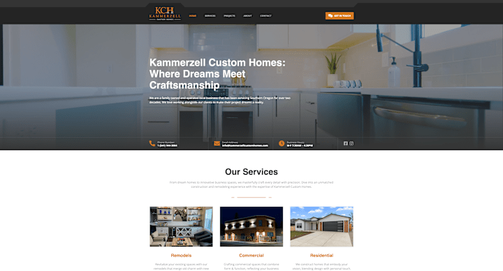 Cover image for Kammerzell Custom Homes