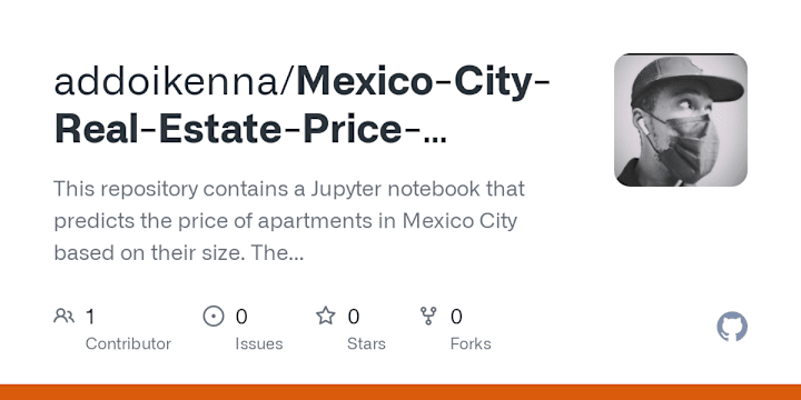 Cover image for addoikenna/Mexico-City-Real-Estate-Price-Prediction