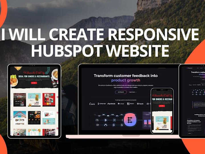 Cover image for HubSpot website and Landing page.