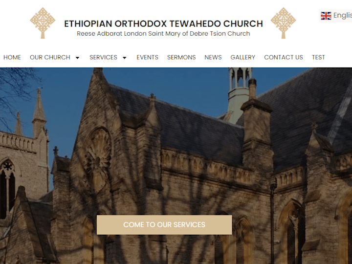 Cover image for Intuitive Interface : London Saint Mary of Debre Tsion Church