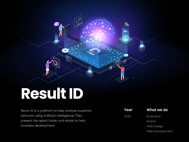 Cover image for Resultid - Website and Illustration Set for AI Platform